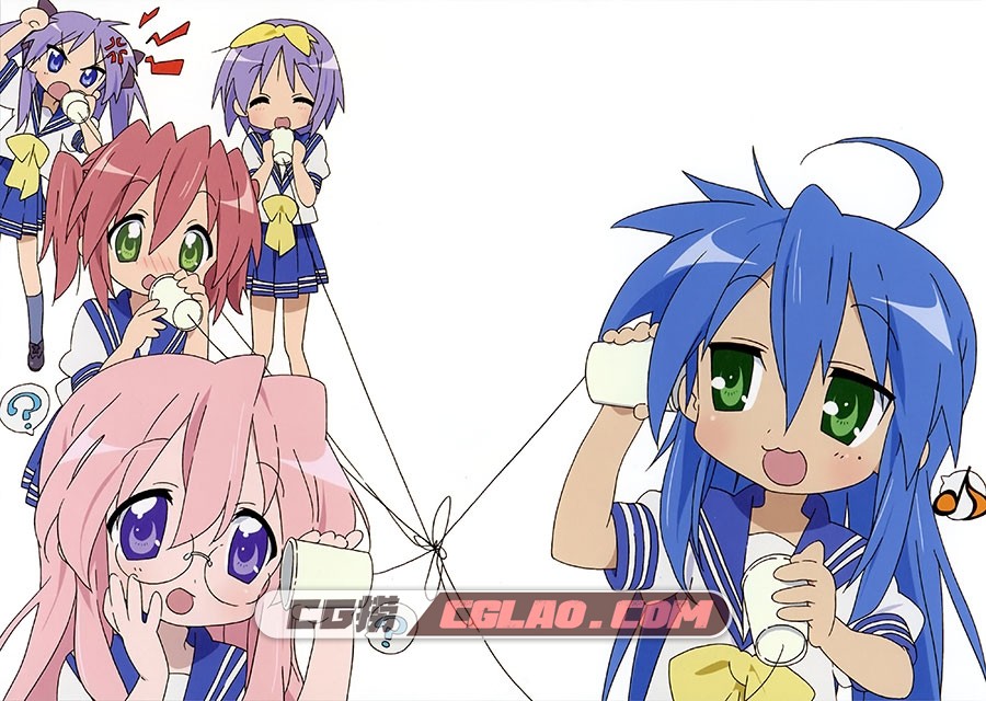 Lucky Star Illustrations 动画画集百度网盘下载,002.jpg