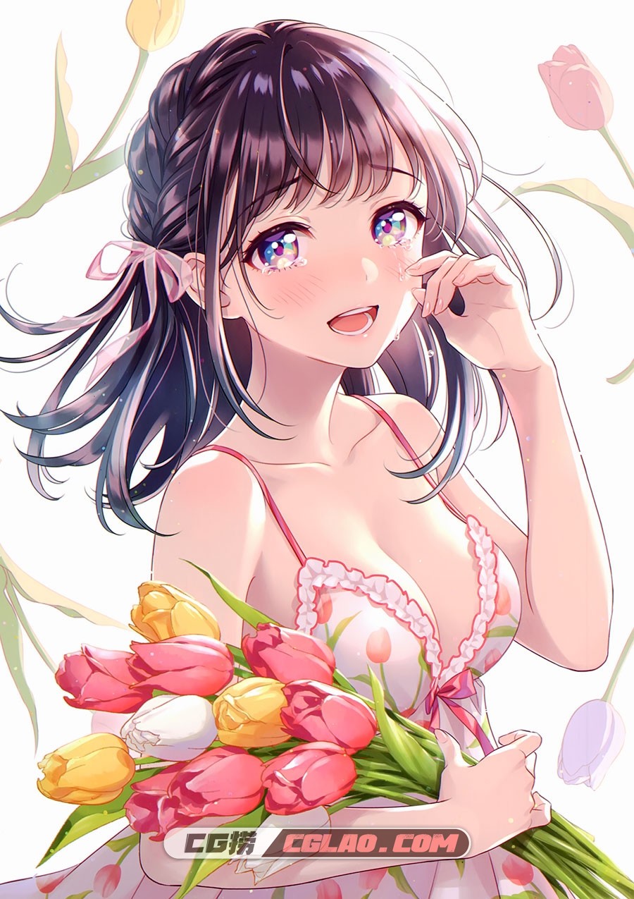 CANVAS 森倉円 Lingerie Bouquet P站插画画集百度网盘下载,09__9.jpg