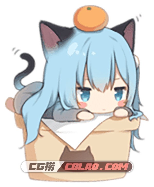 甘城なつき 猫娘猫羽雫 LINE表情包4套 百度网盘下载,sticker-(1).jpg