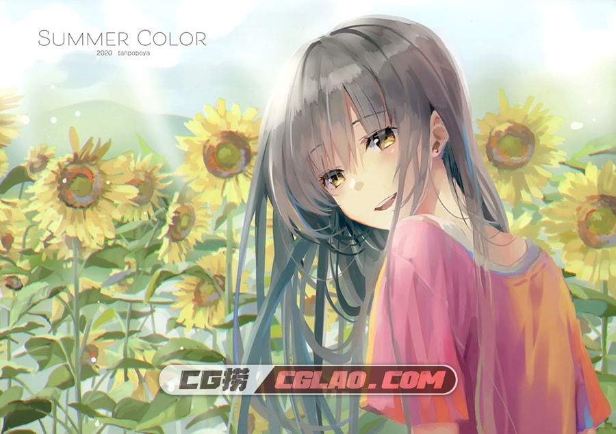 たんぽぽ屋 成瀬ちさと SummerColor P站画师萌系画集百度网盘,1.jpg