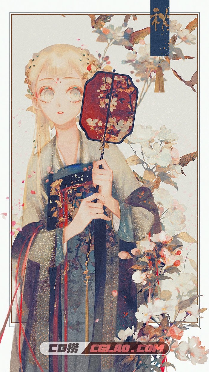 画师眠狼 唯美空灵精美插画壁纸图包 百度网盘下载赏析,3.jpg