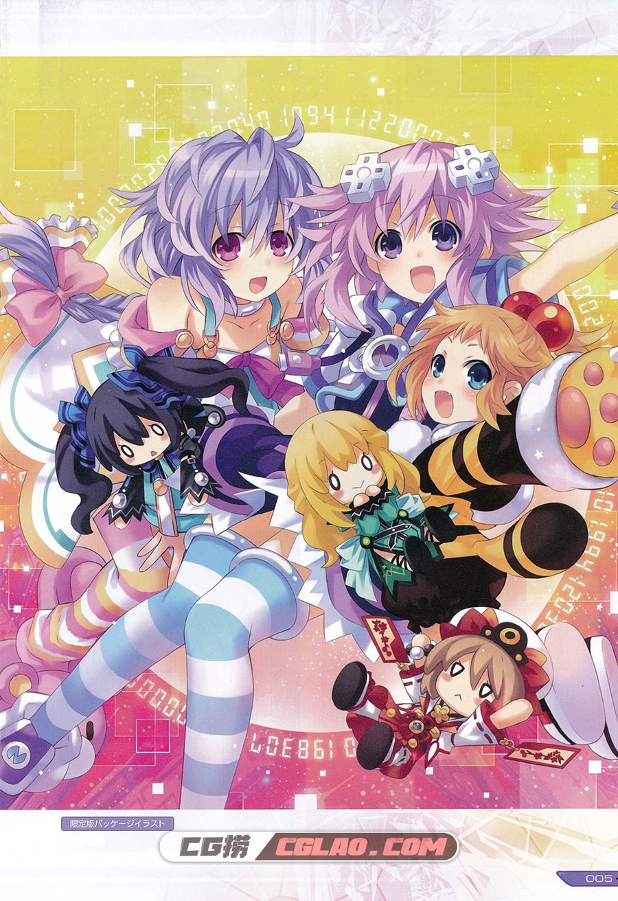 神次次元游戏海王星Re ;Birth3 V世纪 Visual Collection 画集百度云,3.jpg