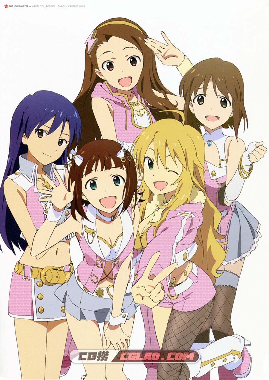 THE iDOLM@STER Visual Collection 插画上下册合集百度网盘下载,iDOLMSTER_Visual_Collection_004.jpg