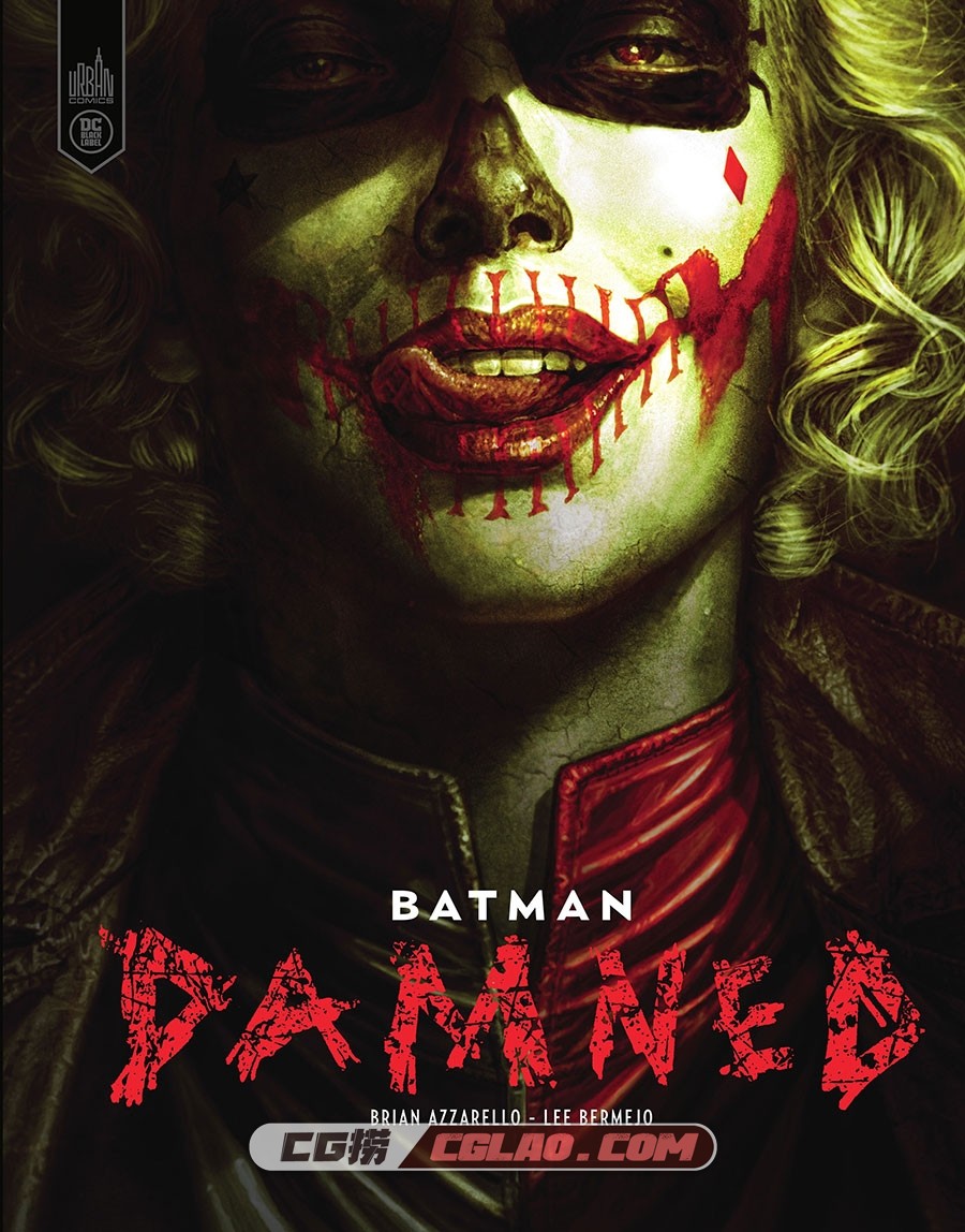 Batman - Damned 漫画 百度网盘下载,Batman.Damned.Black.Label.2019-001B.jpg