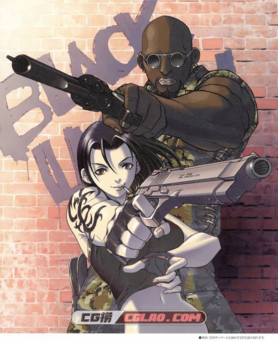 広江礼威 Black lagoon Barrage Artbook 插画画集百度网盘下载,04.jpg