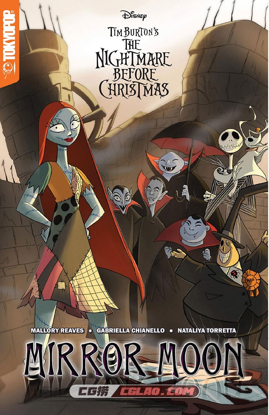 Tokyopop-Disney Manga Tim Burton s The Nightmare Before Christmas 漫画,bb-disney.manga.tim.burton.s.the.nightmare.before.christmas.mirror.moon.graphic..jpg