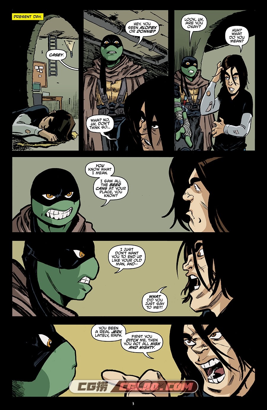 Teenage Mutant Ninja Turtles 129 (2022）digital Raphael Empire 漫画,Teenage-Mutant-Ninja-Turtles-129-004.jpg