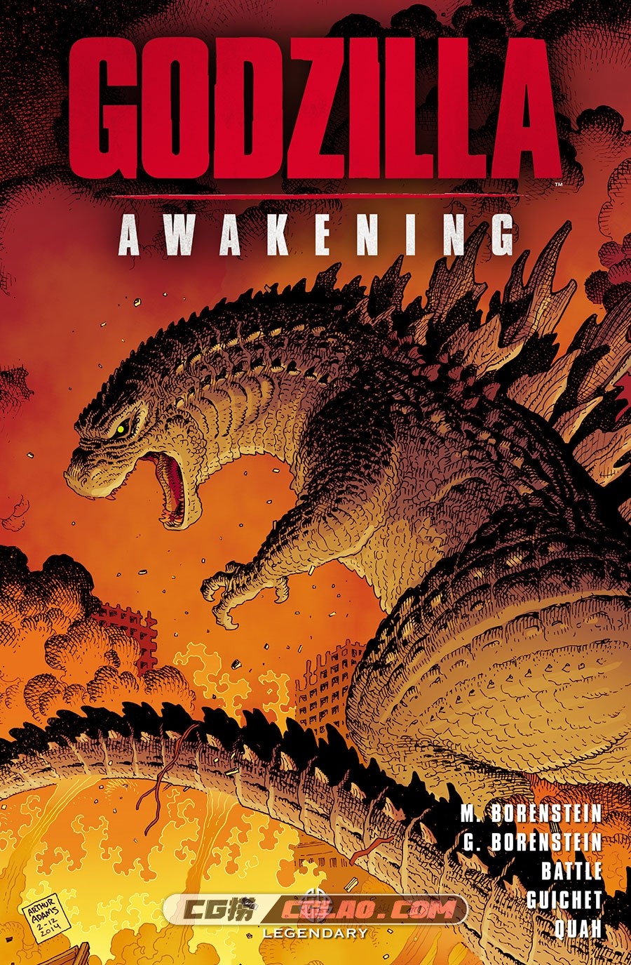 Godzilla Awakening 2014 digital Son of Ultron Empire 漫画 百度网盘下载,Godzilla---Awakening-000.jpg