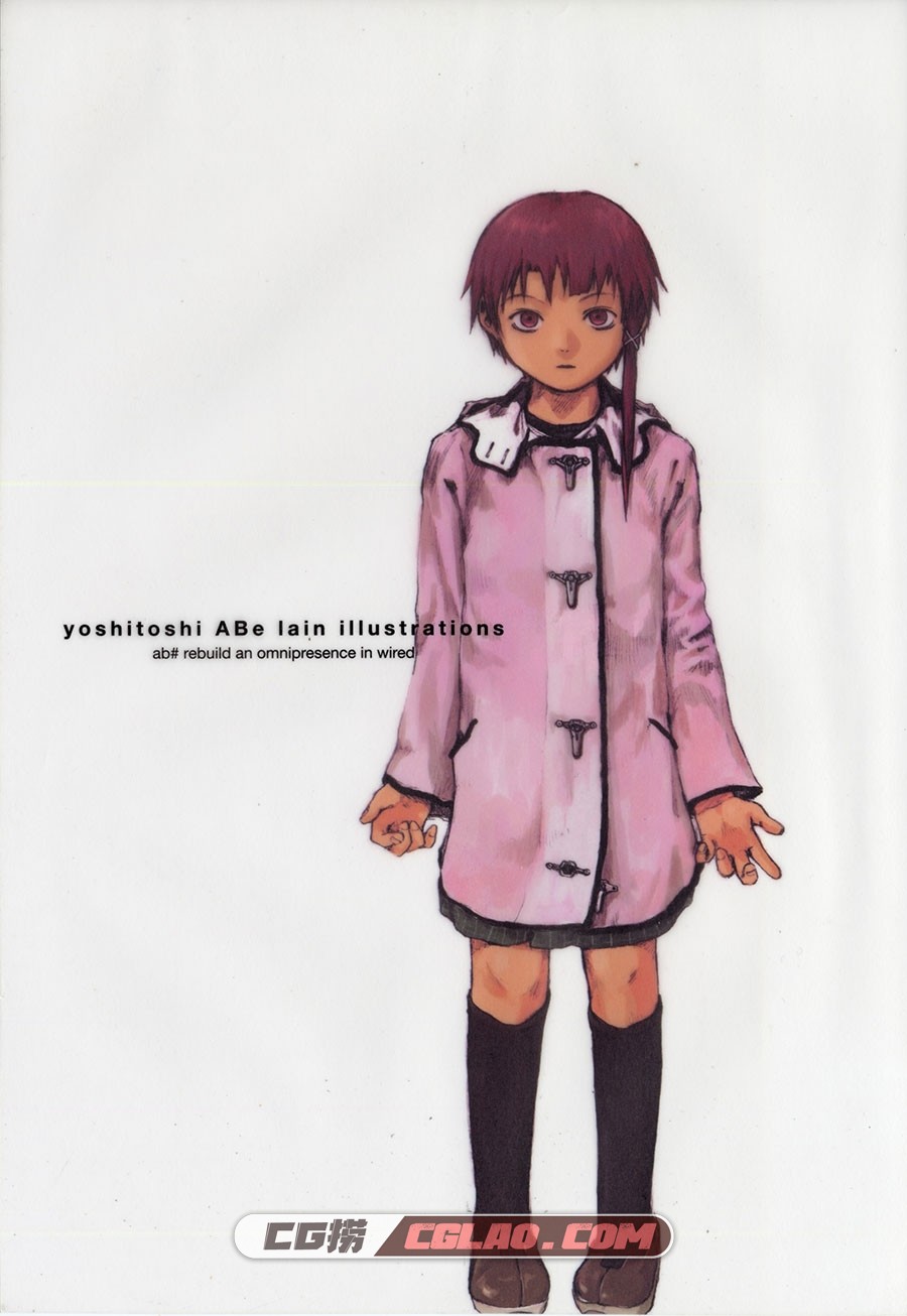 Yoshitoshi Abe Lain Illustrations 动画设定画集百度网盘下载,Serial_Experiments_Lain_Illustrations_003a_front.jpg