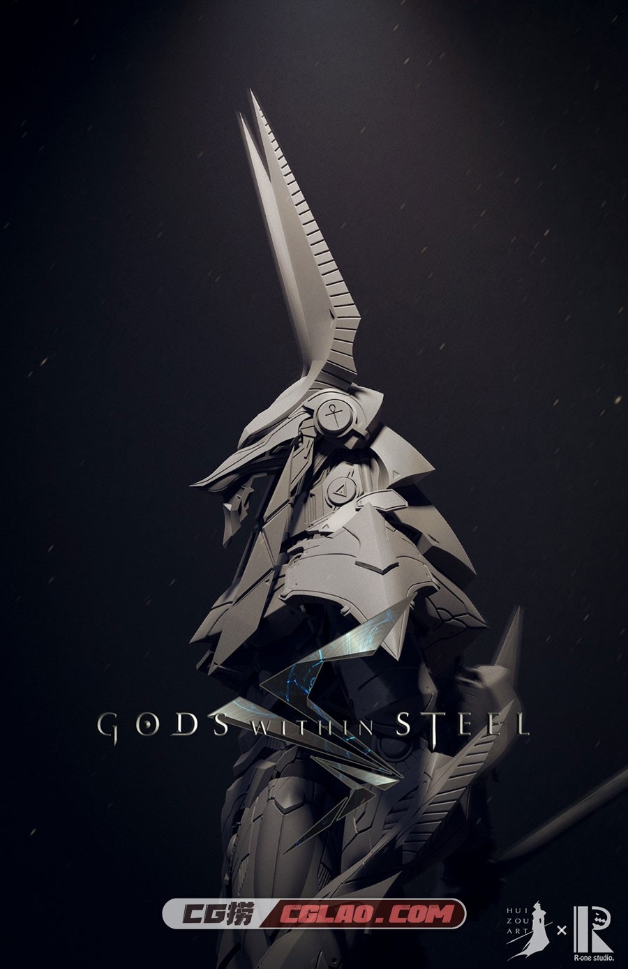 金属魔幻风 Hui Zou 来自台湾的艺术家原画画集 百度云下载180P,0_ANUBIS--Gods-Within-Steel-,-Hui-Zou_01.jpg