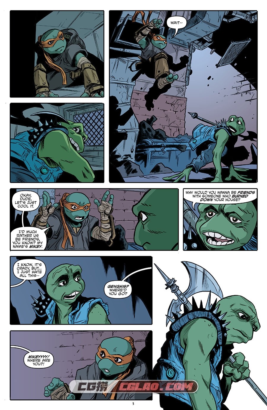 Teenage Mutant Ninja Turtles 130 (2022) digital Raphael Empire 漫画,Teenage-Mutant-Ninja-Turtles-130-004.jpg