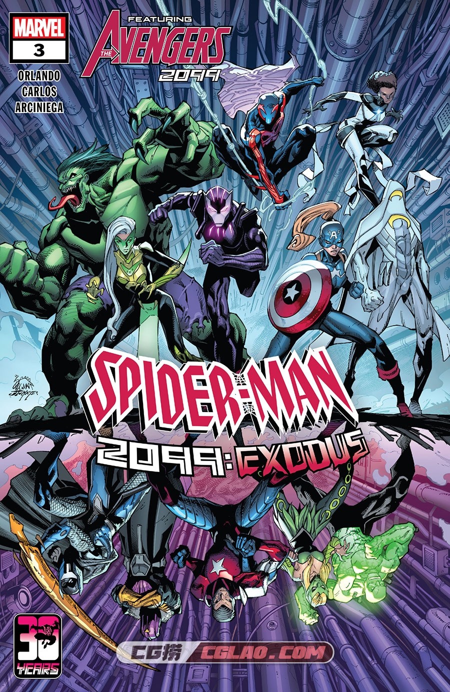 Spider Man 2099 Exodus 003 (2022) Digital Zone Empire 漫画 百度网盘下载,Spider-Man-2099---Exodus-(2022-)-03-(of-05)-000.jpg