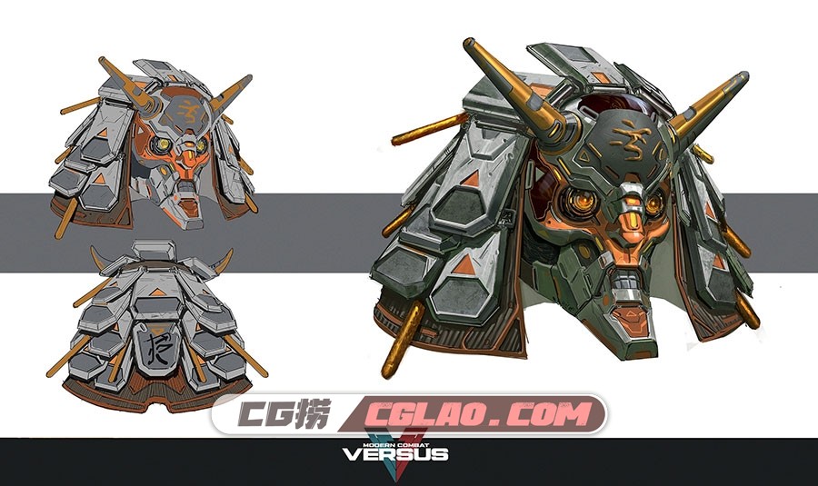 MCVS 射击游戏角色原画美术素材 百度网盘下载 37P,hugo-richard-demon-helmet-finmal-concept-low.jpg