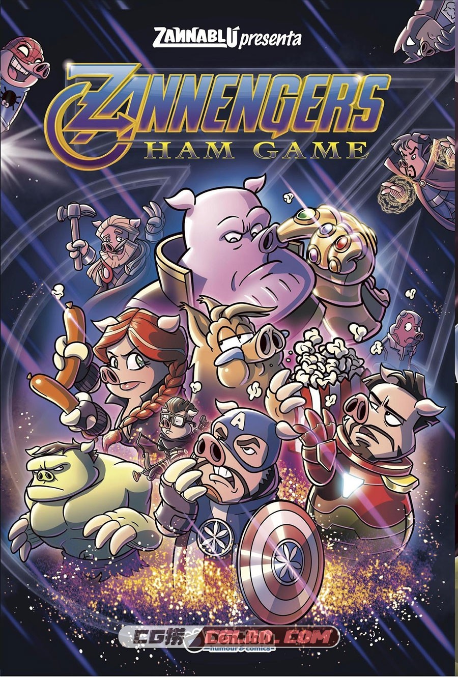 ZannaBlù Zannengers Ham Game 漫画 百度网盘下载,zannanger_ham_game-001.jpg