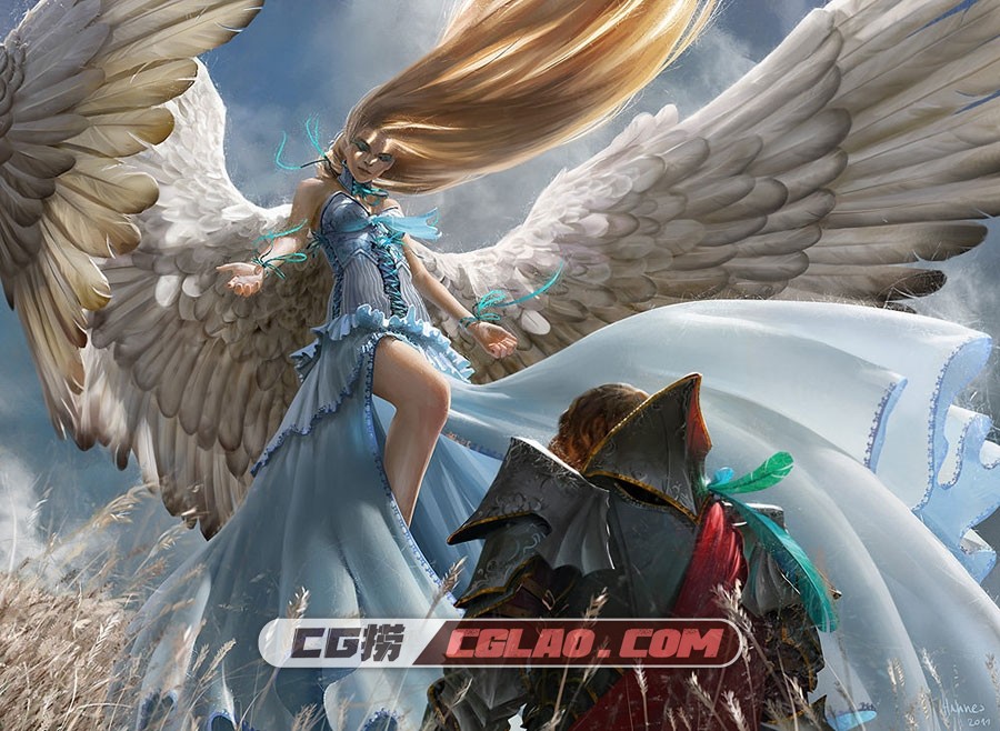 Johannes Voss插画原画作品集 百度网盘下载 65P,Angel_of_Redemption_final.jpg