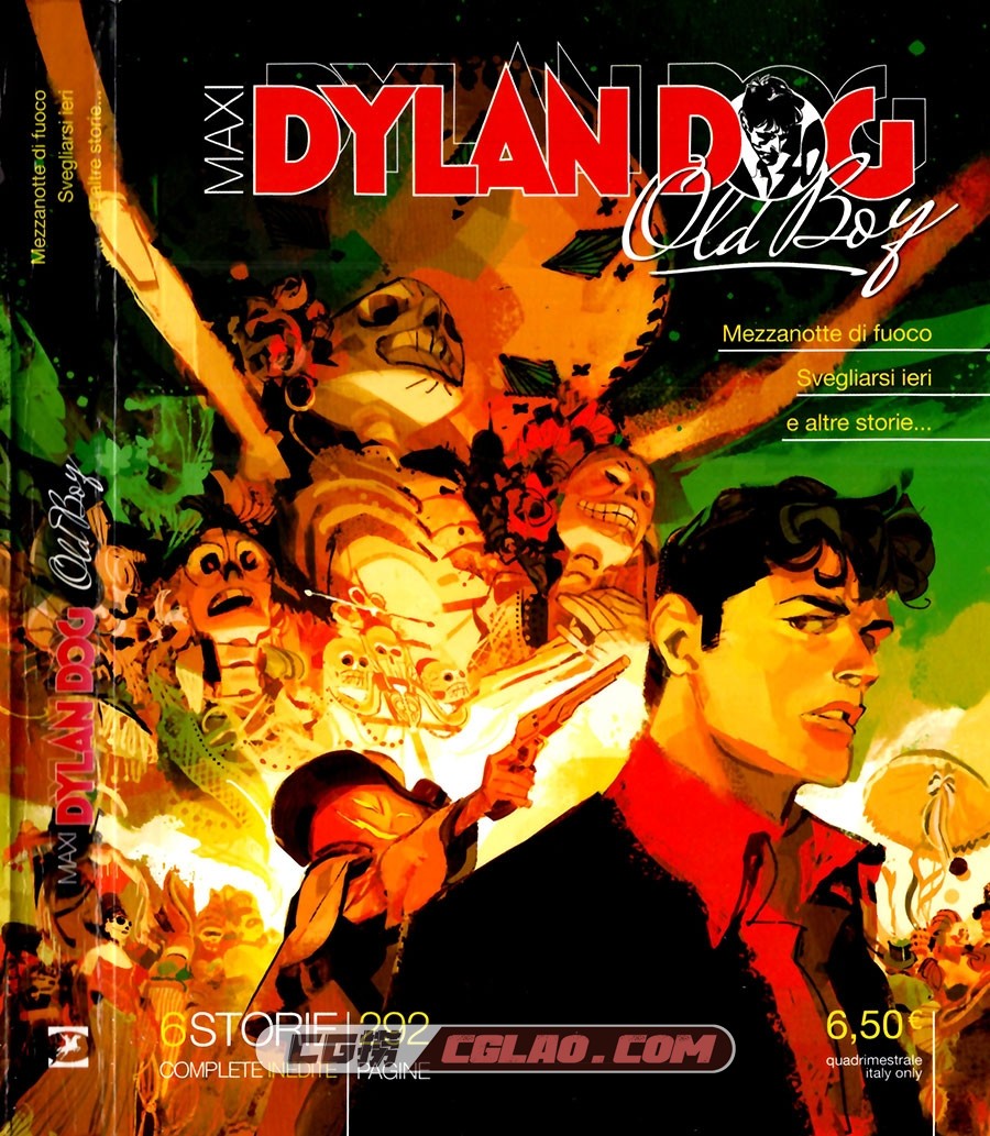 Maxi Dylan Dog 28 Mezzanotte Di Fuoco Svegliarsi Ieri E Altre Storie…  漫画,Dylan-Dog-28-001-.jpg