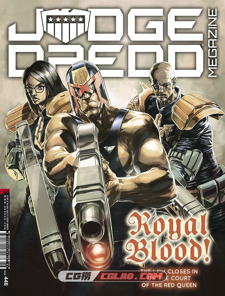 Judge Dredd Megazine 446 (2022) Digital DR & Quinch Empire 漫画 百度网盘,Judge-Dredd-Megazine-446-000.jpg