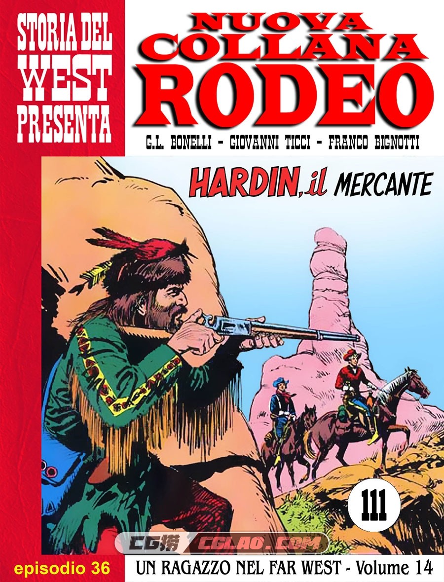 Nuova Collana Rodeo 第36卷 Un Ragazzo Nel Far West Hardin, Il Mercante 漫画,NCR036_001.jpg