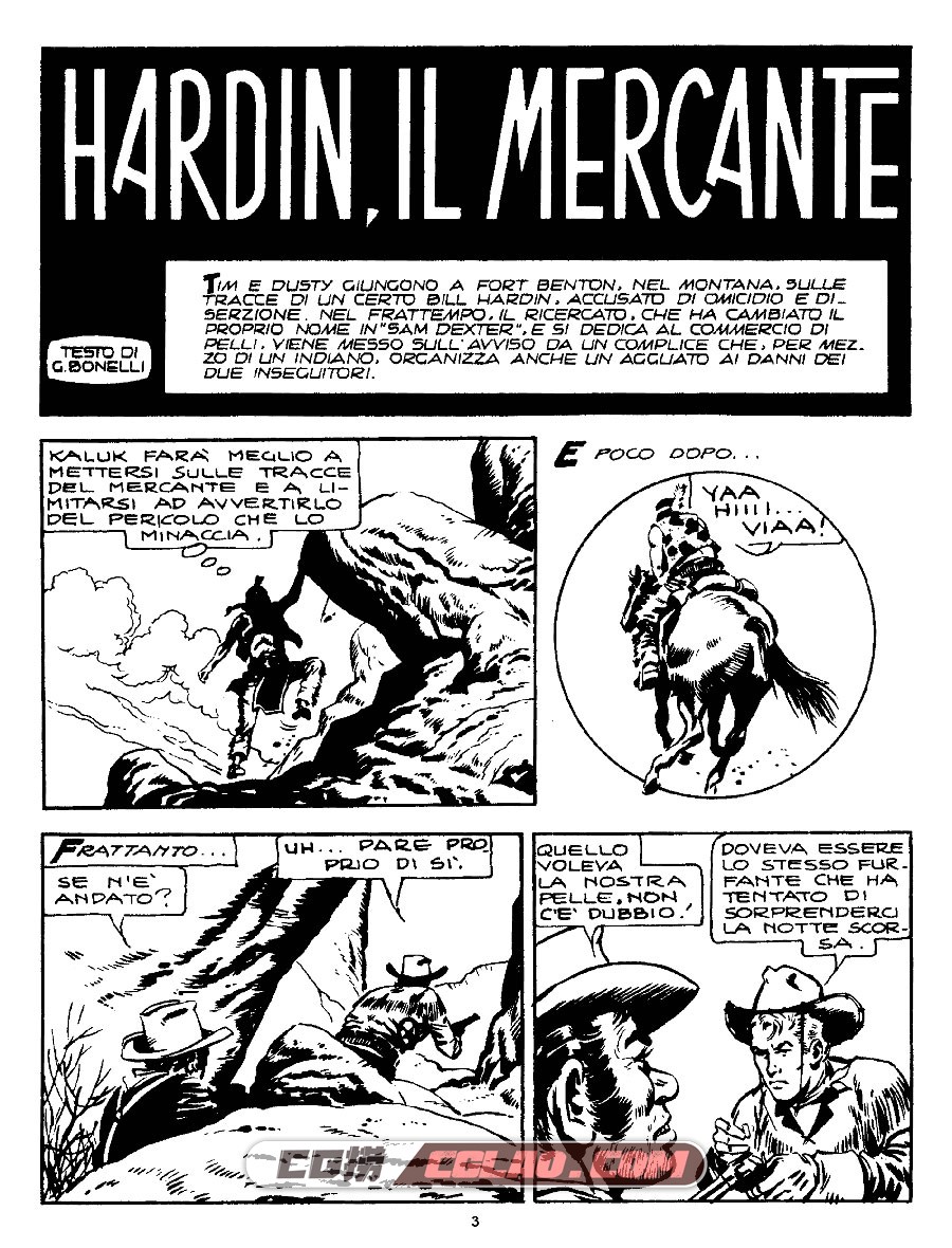 Nuova Collana Rodeo 第36卷 Un Ragazzo Nel Far West Hardin, Il Mercante 漫画,NCR036_003.jpg