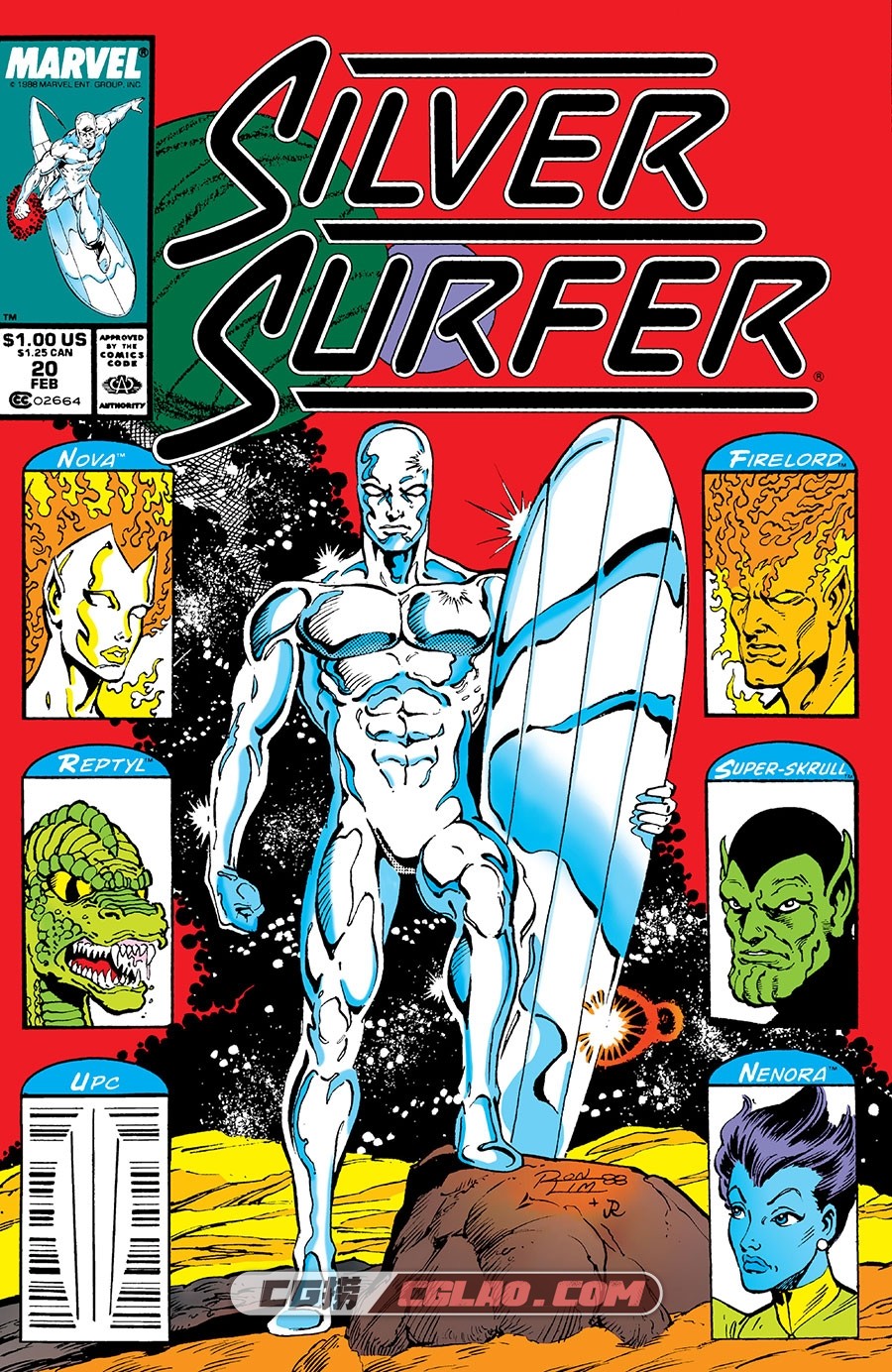 Silver Surfer 020 （1989）Digital Shadowcat Empire 漫画 百度网盘下载,Silver-Surfer-020-000.jpg