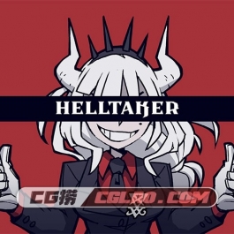Helltaker/地狱把妹王 2D欧美卡通游戏角色设定原画下载 210P